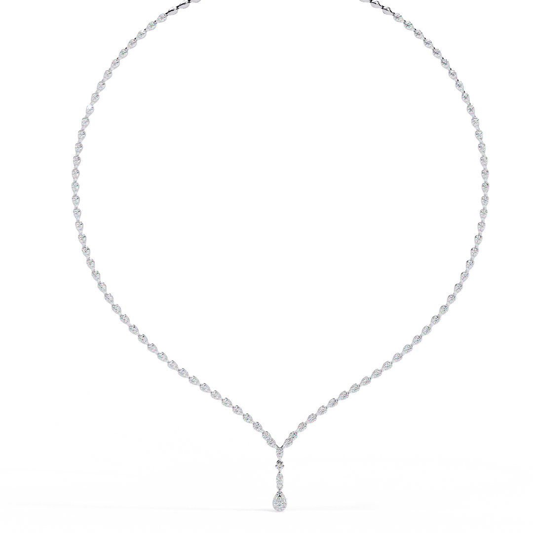 Diamond Tennis Y-Necklace Raj Gems