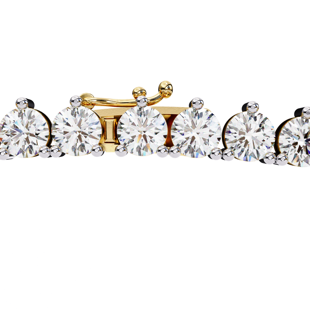 Round Brilliant Graduated Necklace Raj Gems