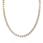 Emerald Cut Tennis Necklace Raj Gems