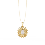 Load image into Gallery viewer, Sunburst Necklace Raj Gems
