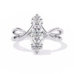 Load image into Gallery viewer, Infinity three-stone ring Raj Gems
