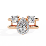Load image into Gallery viewer, Halo Engagement Ring Raj Gems
