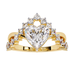 Load image into Gallery viewer, Heart Crown Ring Raj Gems
