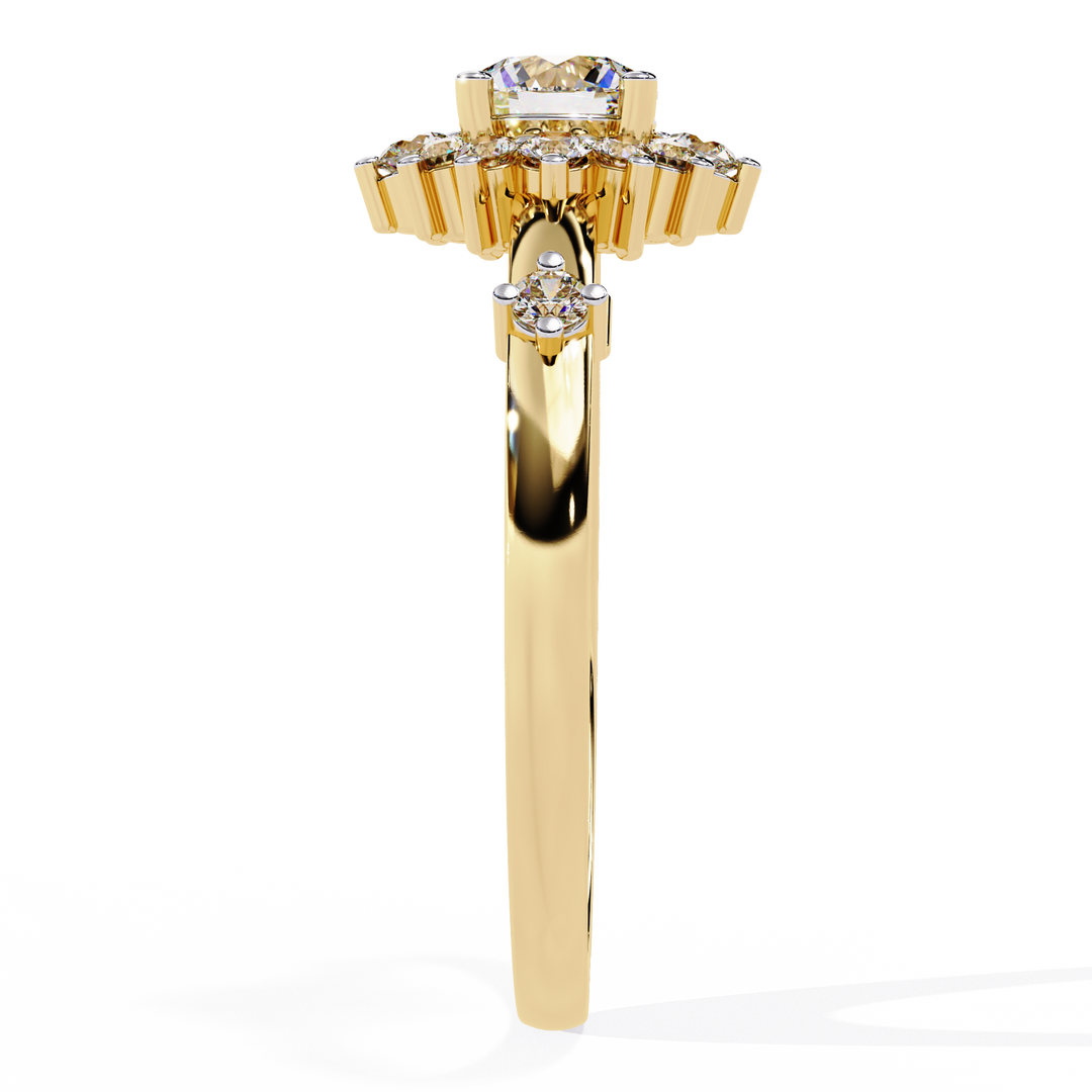 Flower Cluster Ring Raj Gems