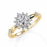Load image into Gallery viewer, Flower Cluster Ring Raj Gems
