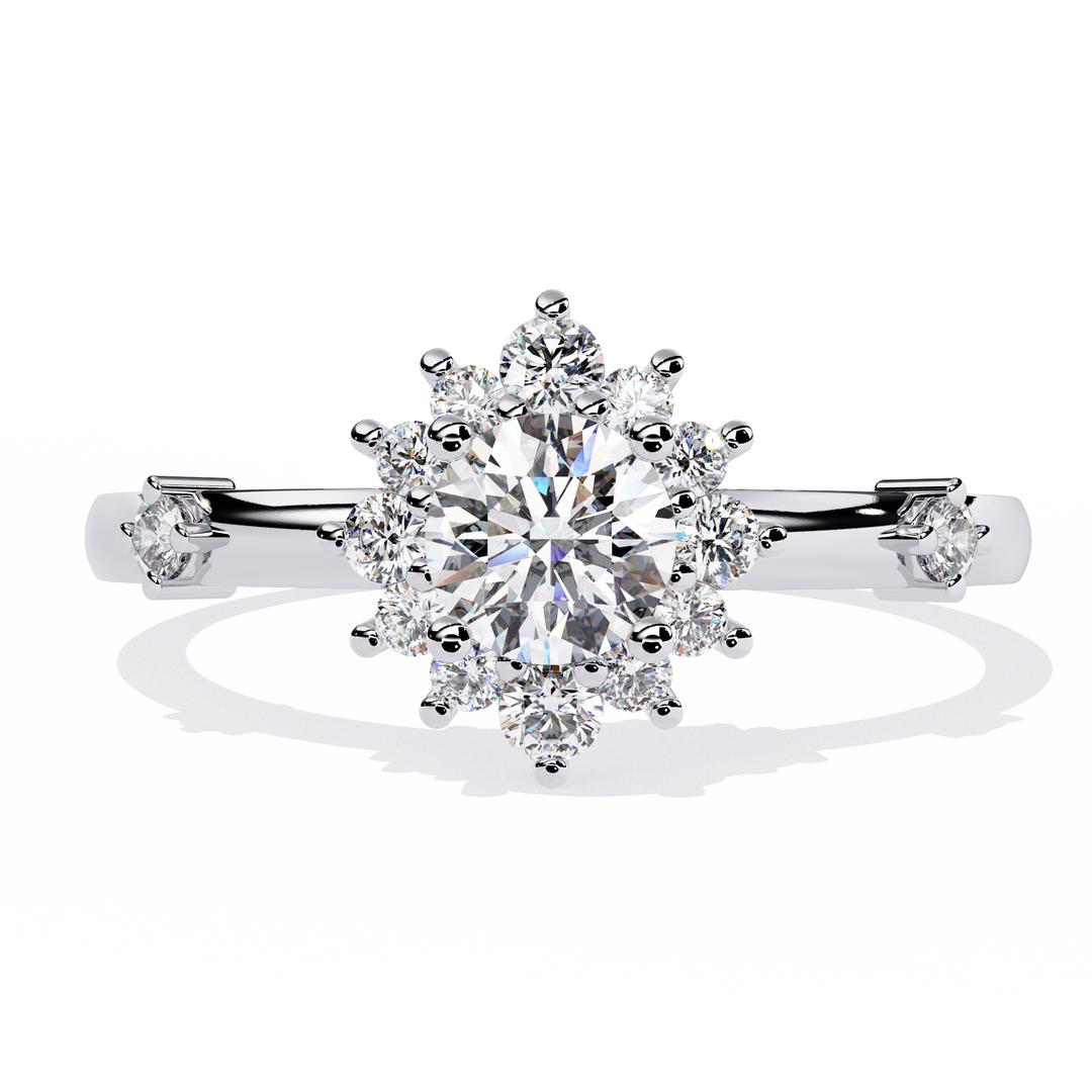 Flower Cluster Ring Raj Gems