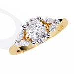 Load image into Gallery viewer, Classic three-stone ring Raj Gems
