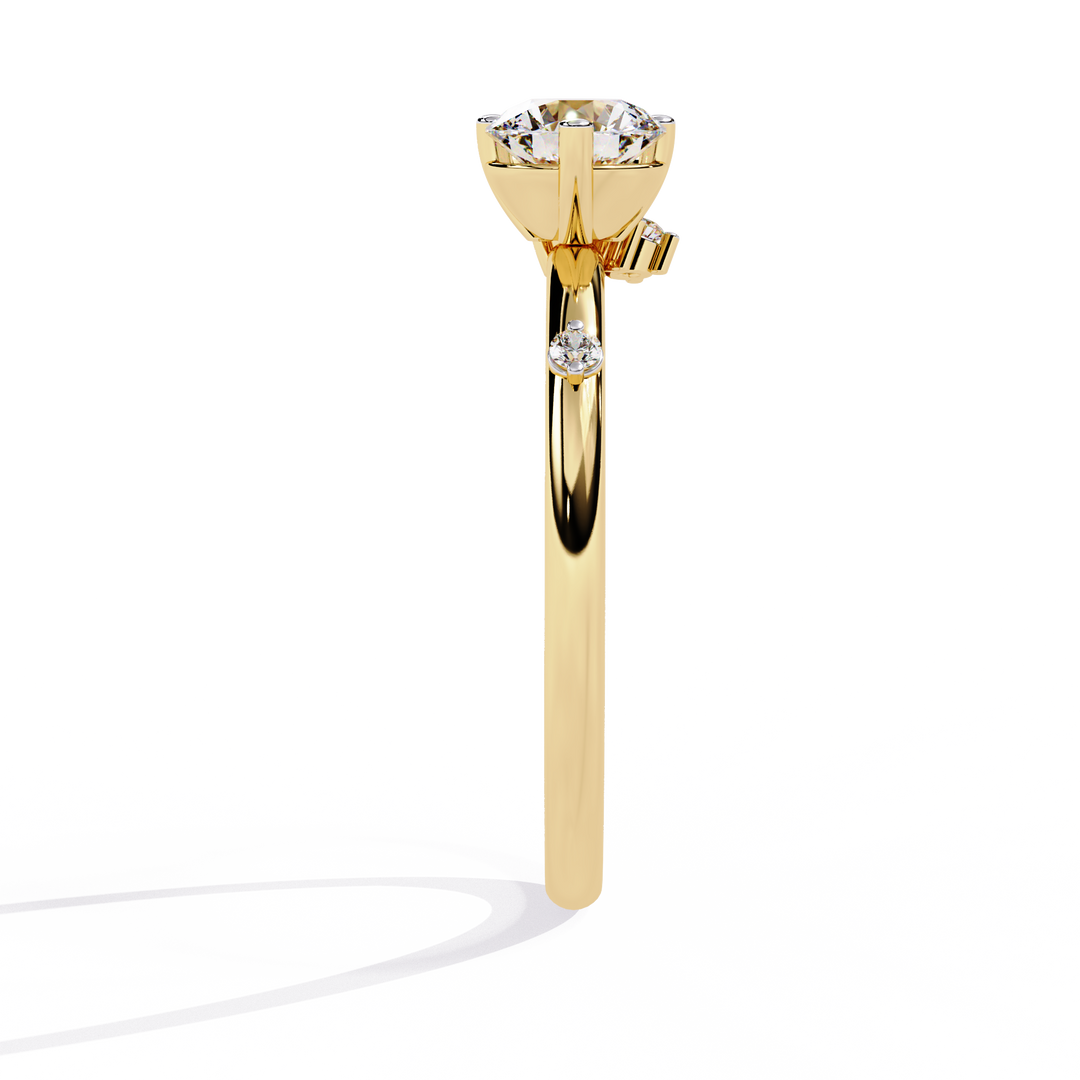 Scattered Diamond Ring Raj Gems