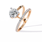 Load image into Gallery viewer, Romantic Heart Crowns Style Ring Raj Gems
