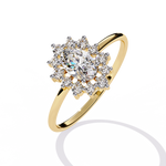 Load image into Gallery viewer, Flower Cluster Ring Raj Gems
