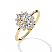 Flower Cluster Ring Raj Gems