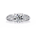 Load image into Gallery viewer, Three-stone Engagement Ring Raj Gems
