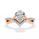 Load image into Gallery viewer, V-shaped Ring Raj Gems
