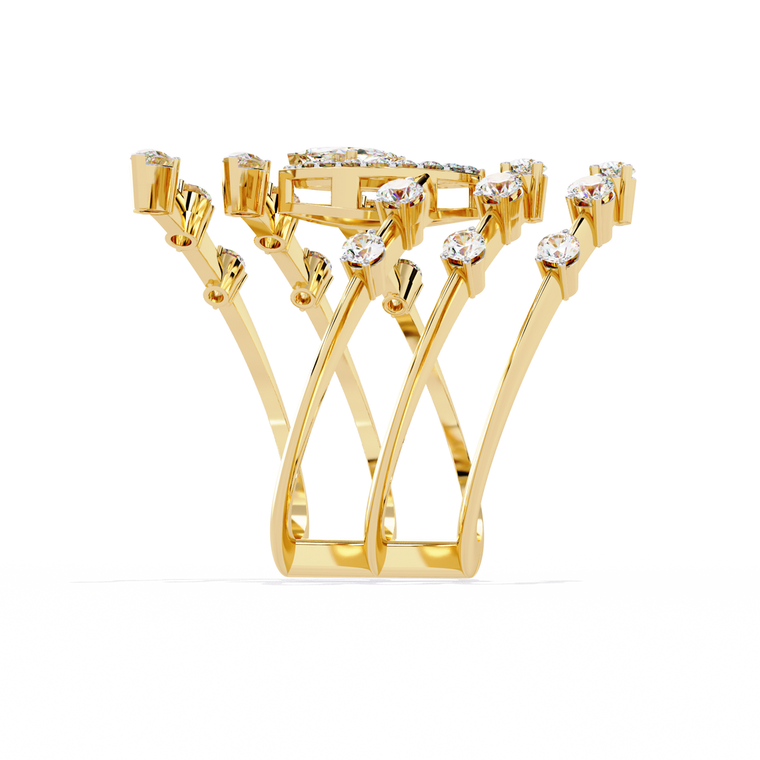 Aurora Multi-Band Diamond Ring Raj Gems