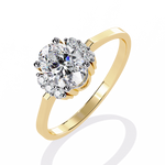 Load image into Gallery viewer, Timeless Oval Solitaire Halo Raj Gems
