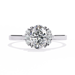 Load image into Gallery viewer, Timeless Oval Solitaire Halo Raj Gems
