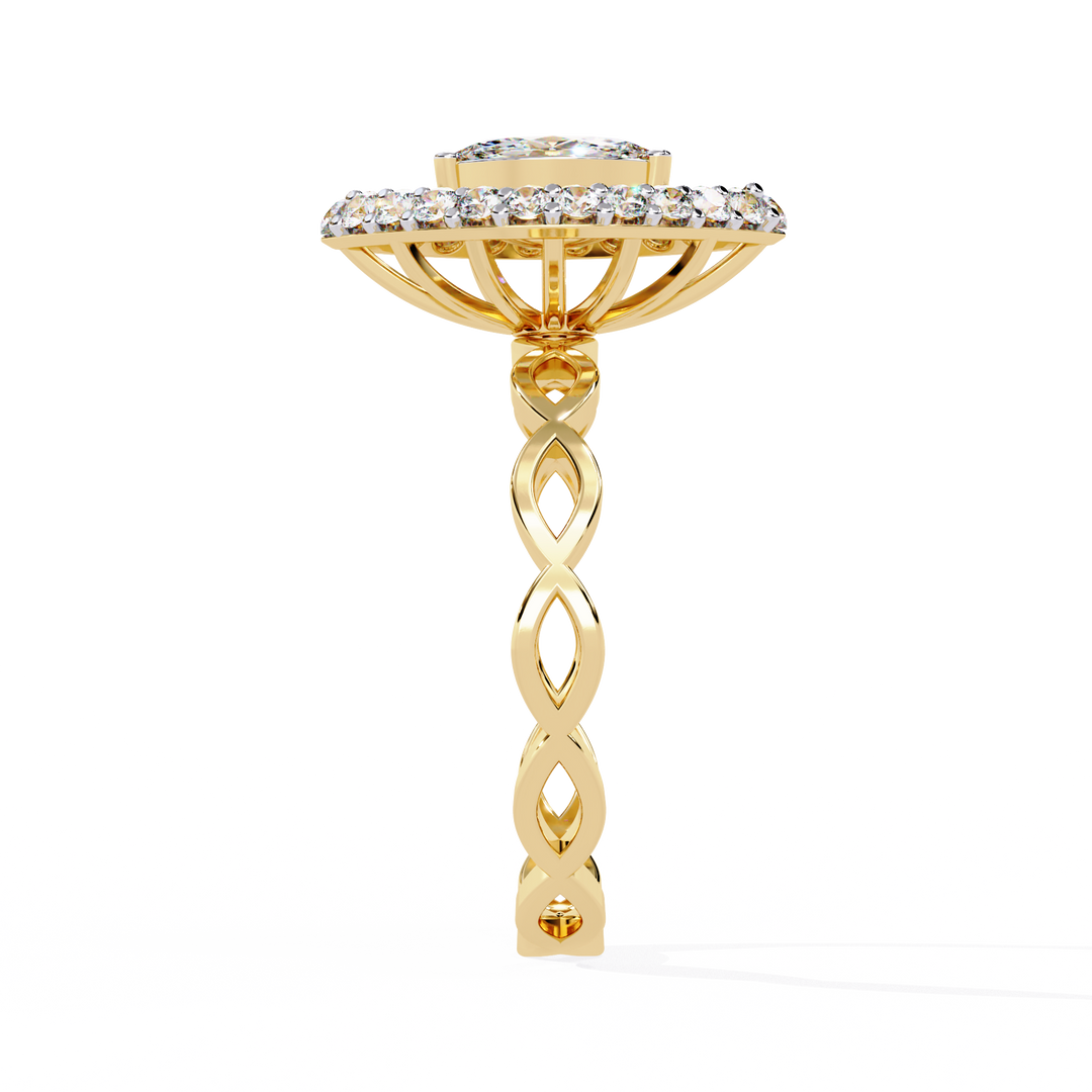 Marquise Cage Ring Raj Gems