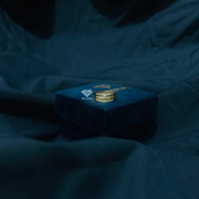 Lisa Row Diamond Band Engagement Ring Raj Gems