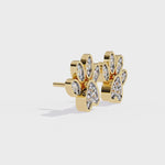 Load and play video in Gallery viewer, Paw print shaped studs
