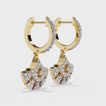 Load and play video in Gallery viewer, Ornate sunburst earrings
