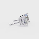 Load and play video in Gallery viewer, 2.0CT Princess cut Solitaire Stud
