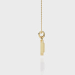 Load and play video in Gallery viewer, Luxe Emerald-Cut Diamond Frame Pendant

