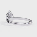 Load and play video in Gallery viewer, 1.0CT Pear Lab grown Diamond Ring

