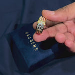 Load and play video in Gallery viewer, Men&#39;s Statement Ring 2ct Round Cut Lab Grown Diamond Ring
