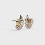 Load and play video in Gallery viewer, Diamond Halo Earrings
